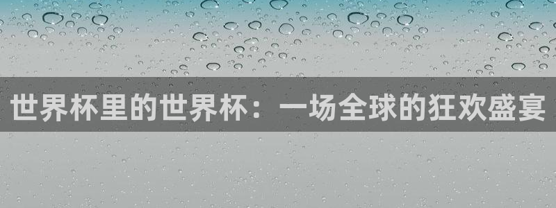 世界杯 中国：世界杯里的世界杯：一场全球的狂欢盛宴